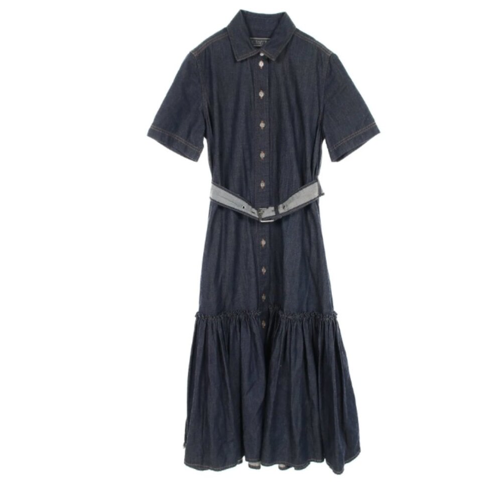 Christian Dior Paris Runway Denim Dress, Size 6